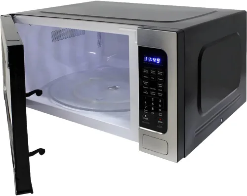 Vista 5 de Brama BRMWBI16S - Kit de microondas empotrado de acero inoxidable de 1.6 pies cúbicos