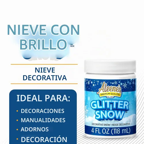 Vista 2 de Aleene's Nieve con Purpurina 4 oz