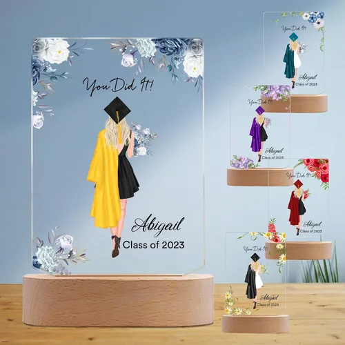 Vista 11 de Canción acrílica personalizada con foto, regalo personalizado para novio, novia, cubierta de álbum acrílico, placa de música transparente