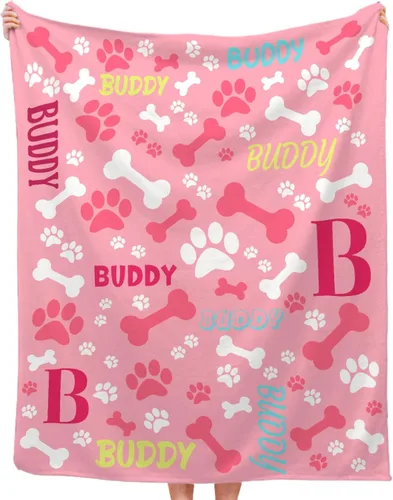 Vista 14 de Manta personalizada de arcoíris para bebé, manta acogedora de franela ligera con nombre para bebés, niños, adultos, niñas, niños, sofá cama, 30 x 40