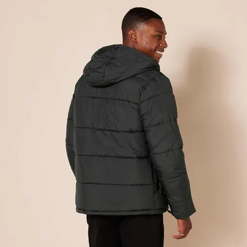 Vista 3 de Tienda Essentials Men's Heavyweight Hooded Puffer Coat