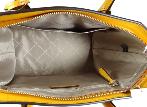 Vista 7 de Michael Kors Women's Avril Top Zip Leather MK Signature Satchel Bag