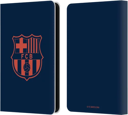 Vista 24 de Head Case Designs Funda de piel con licencia oficial del FC Barcelona Barca Crest Graphics compatible con Kindle Paperwhite 5 (2021)