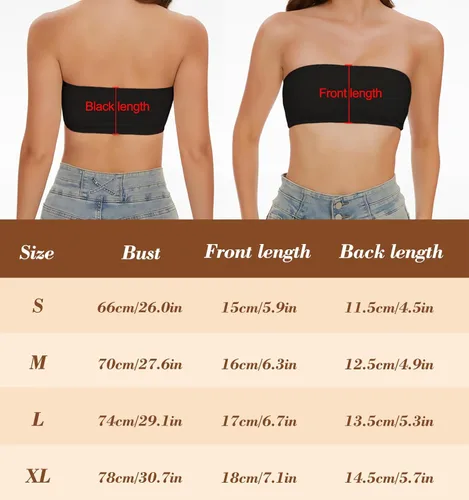 Vista 7 de Boudaner Sujetador deportivo con relleno para mujer, sin tirantes, sin tirantes, sólido, sin costuras, para yoga, entrenamiento, bralette
