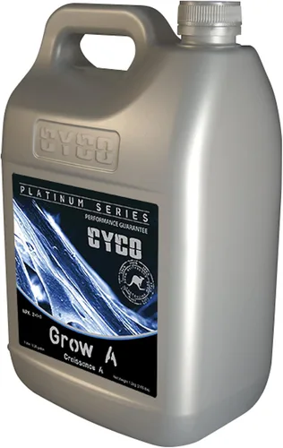 Vista 3 de CYCO Grow A, Nutrientes líquidos para plantas hidropónicas, 2-0-0, 20 litros