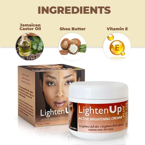 Vista 2 de lightenup Active crema blanqueadora para 3.38 onzas