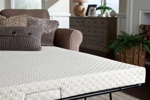 Vista 4 de PlushBeds - Colchón para sofá cama de espuma viscoelástica – Tamaño individual., Espuma, Blanco