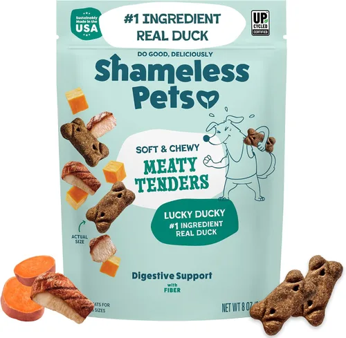 Vista 9 de Shameless Pets Golosinas suaves y masticables para perros, Bacon Me Crazy Meaty Tenders, 8 onzas, el tocino real es el primer ingrediente, sin
