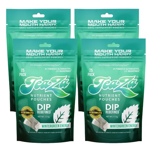 Vista 29 de Teaza Bangin' - Bolsas energéticas de hierbas alternativas al tabaco sin nicotina, bolsas de inmersión saludables para tabaco, sabor prémium a