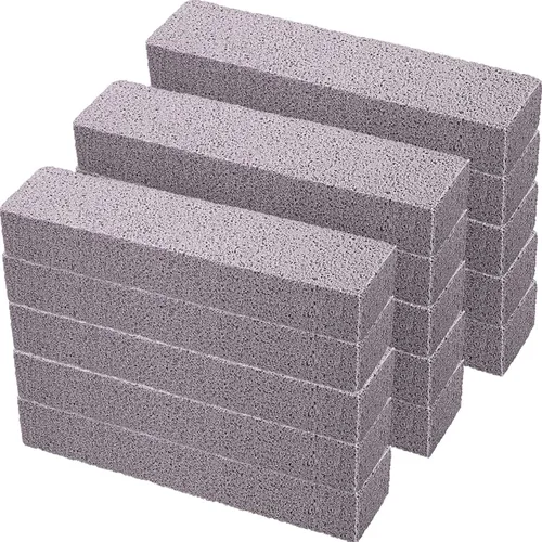 Vista 3 de 20 piedras pómez para limpieza – Estropajo de piedra pómez, limpiador de palo para quitar el anillo del inodoro, baño, hogar, cocina, piscina, 5.9 x