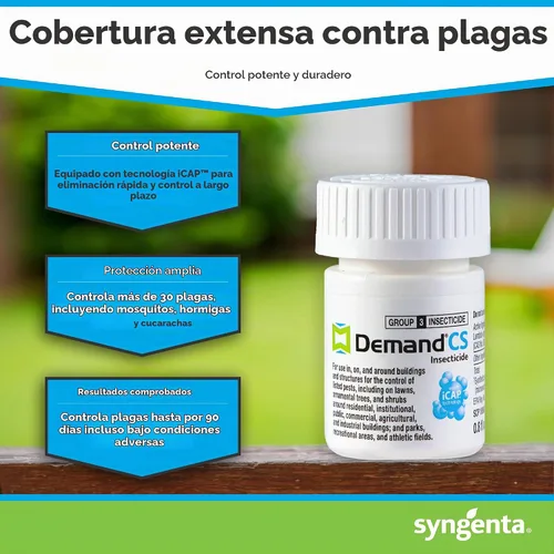 Vista 2 de Syngenta 76623 Demand CS-0.8oz Concentrado de insecticida