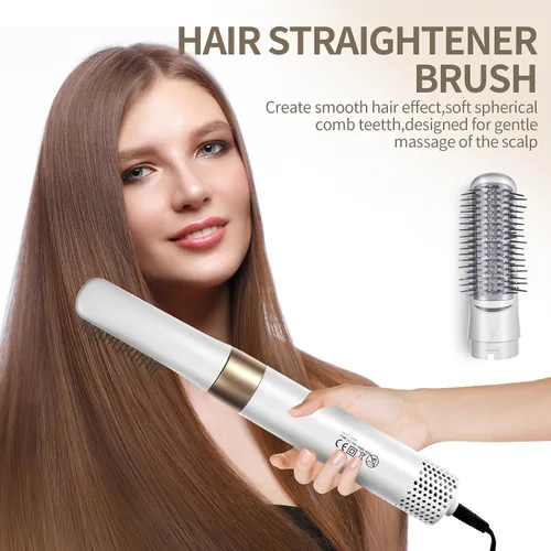 Vista 5 de Multistyler Pro 5 en 1, moldeador de aire caliente para rizar, alisar, dar volumen, todo tipo de cabello
