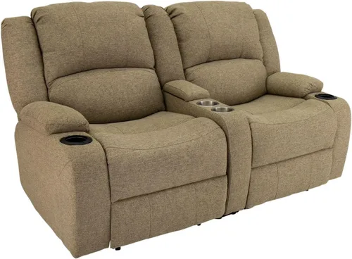 Vista 16 de RecPro Charles Powered - Asiento reclinable de pared para caravana de 80 pulgadas, color avena