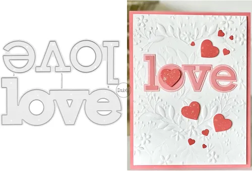 Vista 19 de DzIxY Amazing Words - Troqueles de corte de metal para hacer tarjetas, troquelados de papel en relieve, plantillas para máquina de álbumes