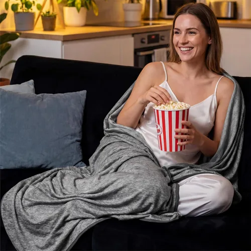 Vista 8 de Bedsure - Manta refrescante para personas que tienen calor al dormir, para habitación de niñas y niños, cobija fresca, ropa de cama ligera