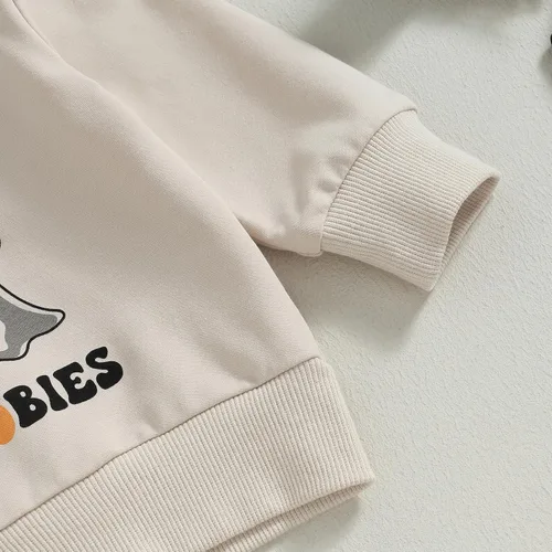 Vista 5 de Conjunto de ropa de Navidad para bebé niño y niña, camisa larga, sudadera de Papá Noel, para otoño y Navidad