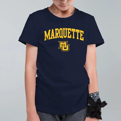 Vista 741 de NCAA Arch Logo, camiseta juvenil color del equipo, universidad - universidad