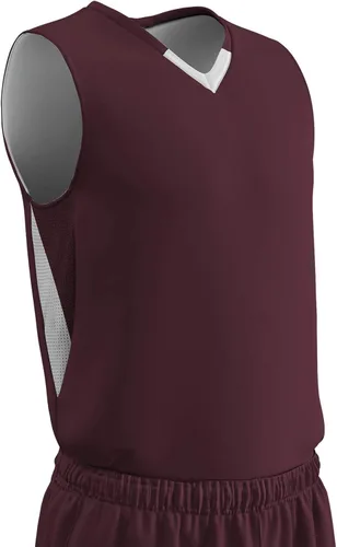 Vista 3 de CHAMPRO Youth Pivot - Camiseta de baloncesto reversible