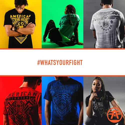 Vista 5 de American Fighter Camisetas patrióticas de manga corta para hombre, camisetas patrióticas de manga corta para hombre de Estados Unidos y México.