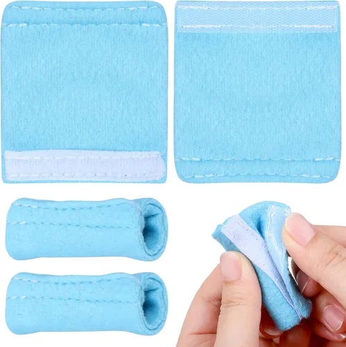 Vista 4 de Almohadillas suaves para aretes, 4 almohadillas de algodón, protectores de cojín