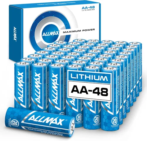 Vista 7 de Baterías de litio AA de Allmax Máxima Potencia (12 unidades) – De mayor duración, a prueba de derrames, vida útil de 20 años, rendimiento máximo