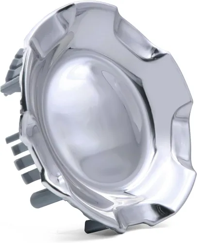 Vista 7 de 1 tapa central de aluminio pulido de 7 1/8 pulgadas, estilo en blanco, para Chevy Silverado Tahoe Avalanch Suburban 2007-2013, número de pieza