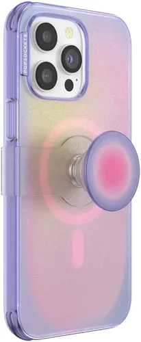 Vista 21 de Funda PopSockets para iPhone 14 con agarre telefónico y deslizador compatible con MagSafe, funda para iPhone 14, compatible con carga inalámbrica