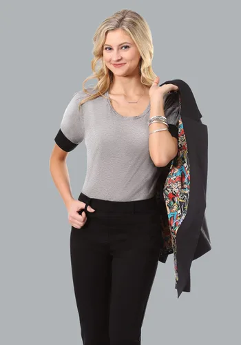 Vista 5 de DC Comics - Blazer de un botón para mujer con estampado vintage