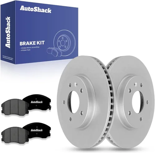 Vista 10 de AutoShack BRK010336134 - Kit de freno delantero de repuesto para Chevrolet Equinox Captiva Sport Saturn Vue Pontiac Torrent FWD con pastillas