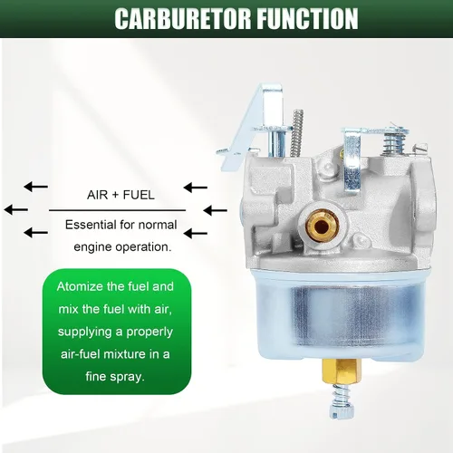 Vista 7 de Carburador compatible con Tecumseh 631068A 631068B 631827 632208 632589 632615 H25-H50 Craftsman Edger 3.5HP Motor cortacésped Tiller Chipper 13147