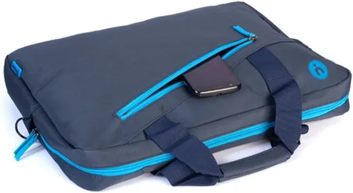 Vista 6 de NGS Ginger Blue - Bolsa para portátil de 15,6" con bolsillo externo - Azul