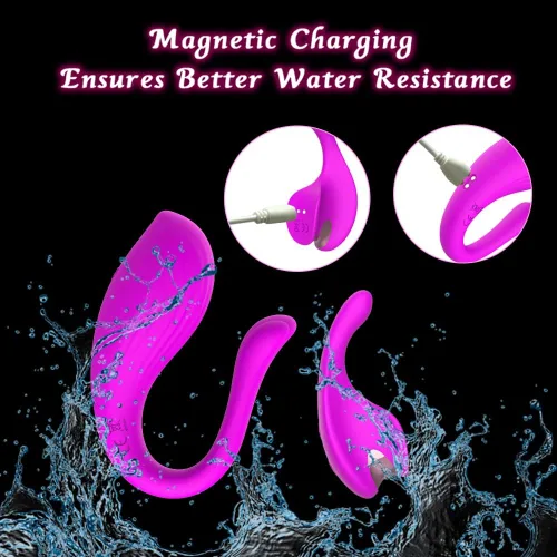 Vista 9 de Bragas vibratorias con aplicación y control remoto, vibrador portátil, Healexcer Smartphones Dual Motors Juguetes sexuales para adultos