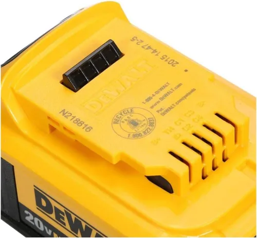 Vista 7 de Batería DeWalt DCB204 20 V Max Premium XR, ion de litio