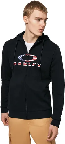 Vista 6 de Oakley Sudadera con capucha para hombre 2.0 Bark con cremallera completa 2 0