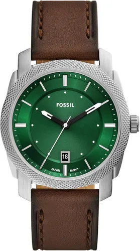 Vista 12 de Fossil Men's Watch, Machine Quartz Stainless Steel Three-Hand Watch for Men