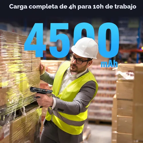 Vista 7 de MUNBYN - Escáner de código de barras Android 082Pro, Android 12 PDA, funciona con el motor de escaneo de código de barras Honeywell HS7, computadora