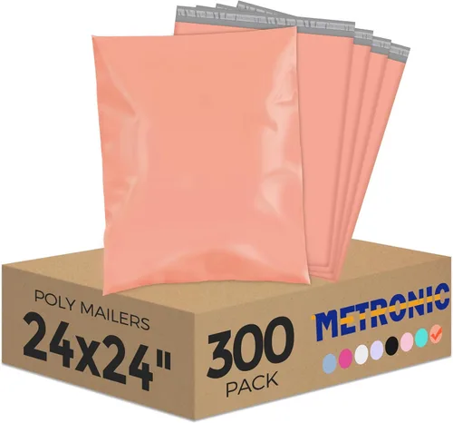 Vista 27 de Metronic 1000 sobres de polietileno de 14.5 x 19 pulgadas, bolsas de envío resistentes para pequeñas empresas, bolsas de polietileno impermeables