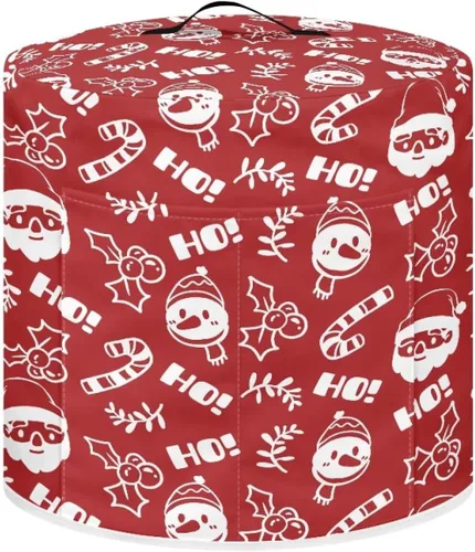 Vista 13 de Suobstales Cubierta para aparato con estampado de estrellas de mar de playa, cubierta antipolvo, funda portátil para olla a presión con bolsillo