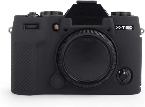 Vista 7 de MUZIRI KINOKOO Funda de silicona compatible con cámara digital Fujifilm X-T50 XT50, goma suave Fuji XT50 X-T50 con superficie esmerilada, agarre