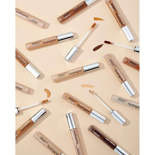 Vista 2 de Neutrogena Corrector de crema iluminadora radiante para piel saludable con péptidos y vitamina E antioxidante, crema corrector perfeccionadora