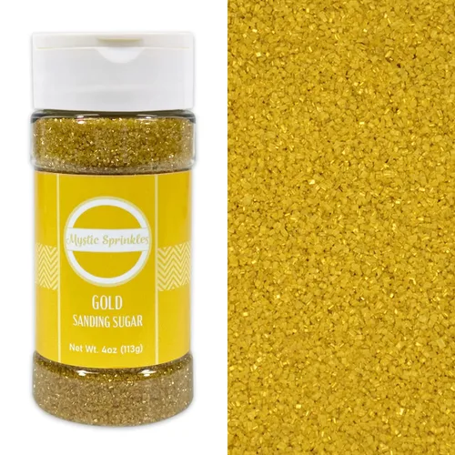 Vista 10 de Mystic Sprinkles Botellas de azúcar de lijado de 4 onzas (ámbar - Azúcar de lija naranja 4 onzas)