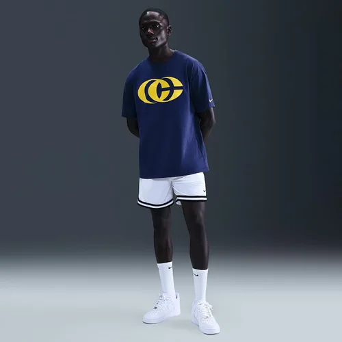 Vista 3 de Nike Caitlin Clark - Camiseta de baloncesto (azul marino medianoche/amarillo)