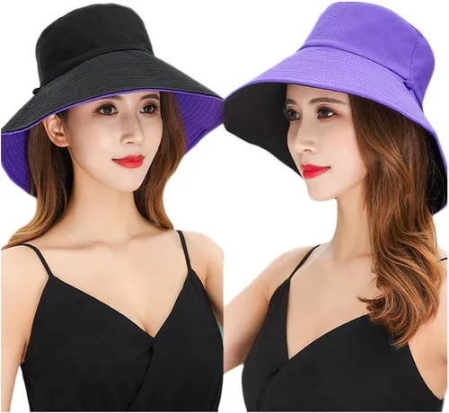 Vista 9 de Gorra de pesca plegable para playa, protección solar UPF UV, impermeable, transpirable, ala ancha, sombrero para el sol para mujer H01-Beige