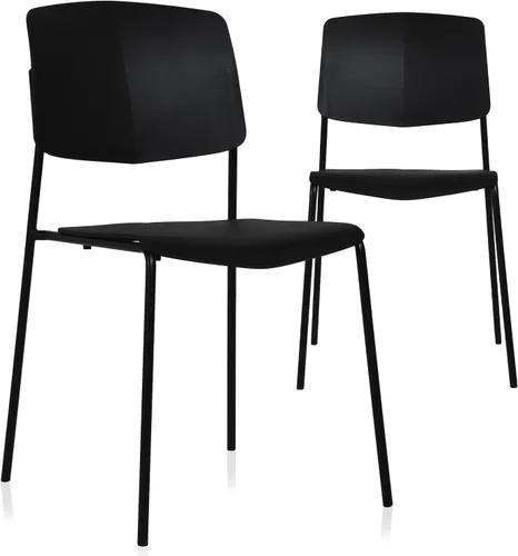 Vista 7 de Silla moderna Zuho para interiores y exteriores (2, gris ancla)