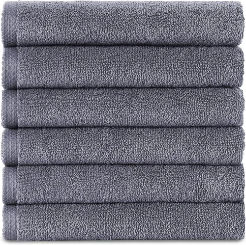 Vista 11 de Toallas turcas clásicas prémium juego de toallas suaves – Incluye toallas de baño de gran tamaño, toallas de baño, toallas de mano, toallas de baño