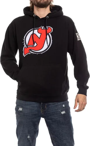 Vista 17 de Calhoun NHL Surf & Skate - Sudadera con capucha unisex con parche deshilachado de gofres – The Coastal Collection Boston Bruins