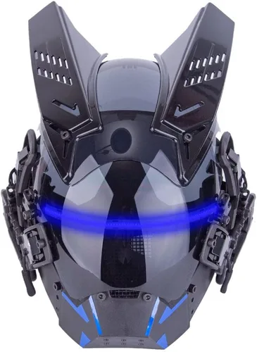 Vista 20 de Future Tech - Colección de máscaras brillantes para fiestas de disfraces