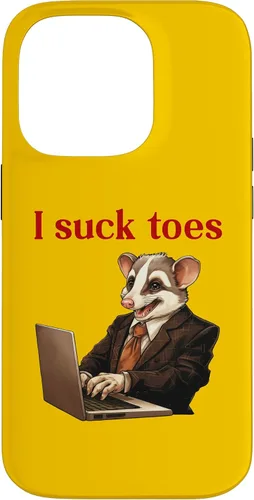 Vista 17 de Funda para iPhone 12 Pro Max Funny Feet Lover Lamiendo los dedos del pie Humor extraño I Chuck Toes