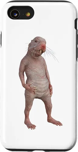 Vista 18 de Live Weird - Carcasa para iPhone 17, diseño de ratas topos desnudas