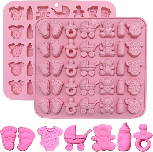 Vista 9 de Paquete de 2 moldes de silicona para pastel de calabaza, moldes de silicona para pastel de calabaza, moldes de chocolate de Acción de Gracias, 12